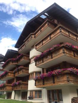 Hotel Jagerhof Zermatt Switzerland Swiss Alps flower boxes