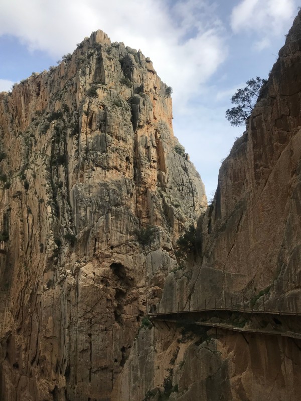 Caminito Del Rey Spain hike platforms boardwalks most dangerous hike in the world hiking gorge